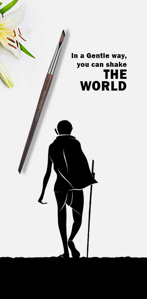 mahatma gandhi wishes - Inthe gentle way you can shake the world