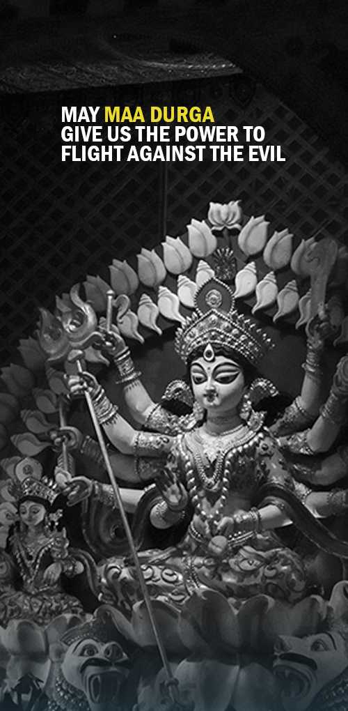 navaratri wishes - May maa durga give us the power to flight against the evil