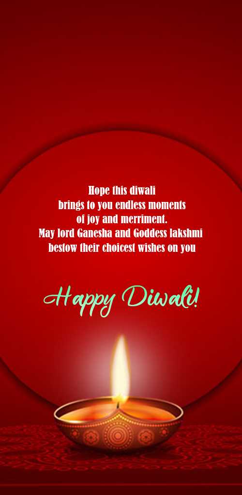 diwali wishes - Hope this diwali brings to you endless moemnts of joy and merriment. May load Ganesh and goddes lask...