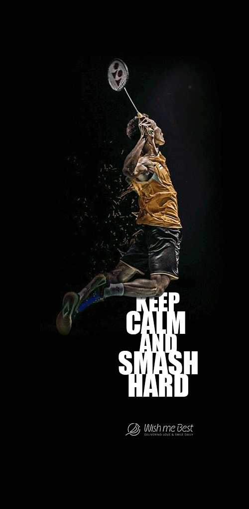 sports wishes - Keep Calm And Smash Hard