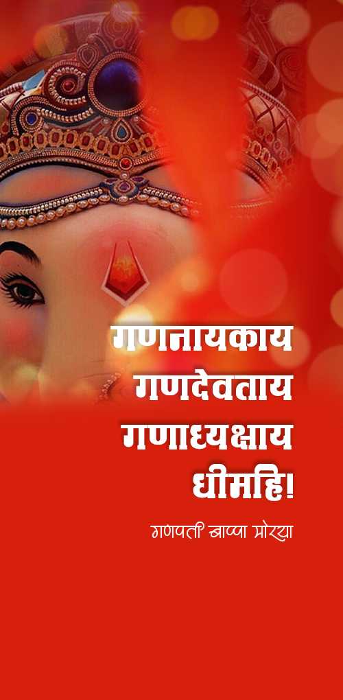 ganesh chaturthi wishes - Gannayakay gandevtay ganadhayakshay dhimahi