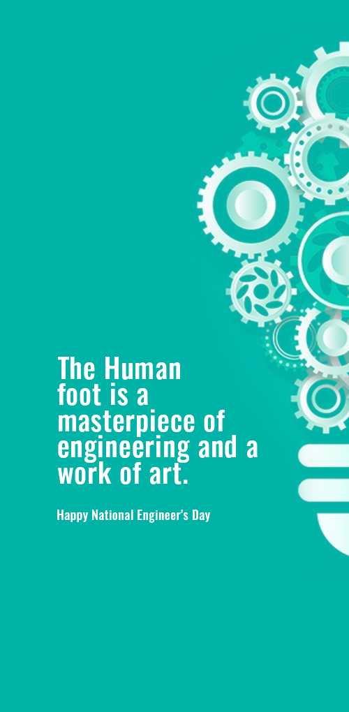 engineer's day wishes - Beautiful wish design